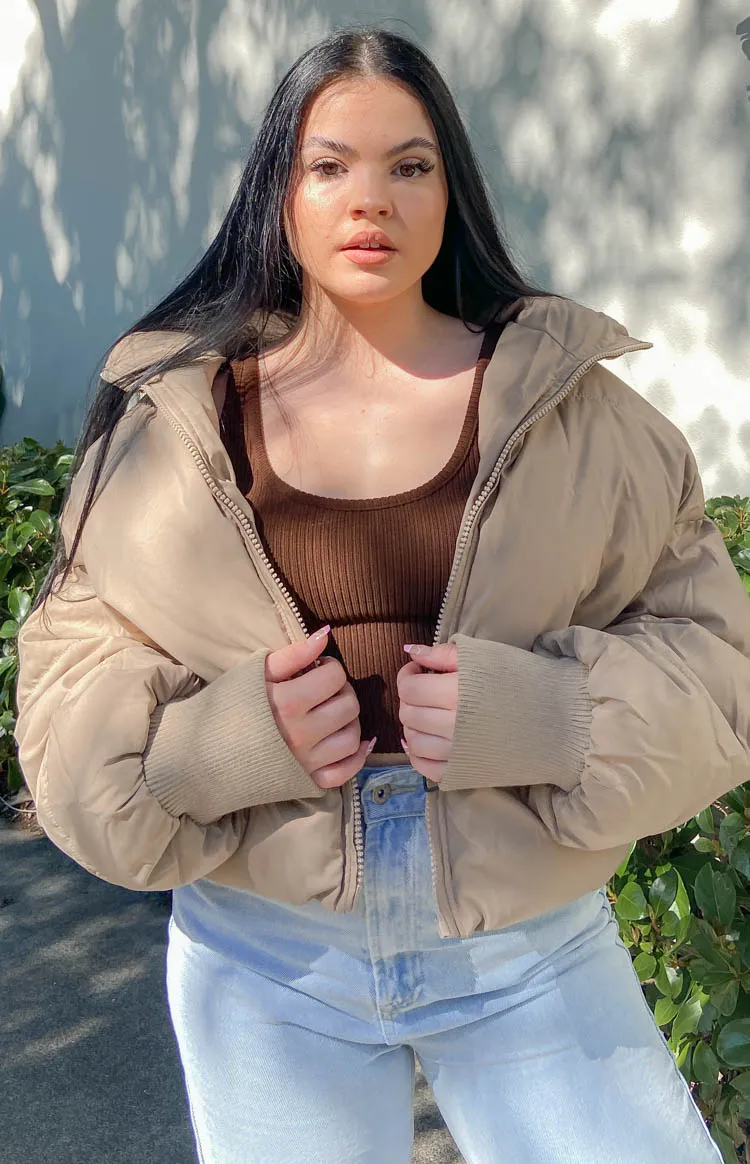 Remi Puffer Jacket Nude