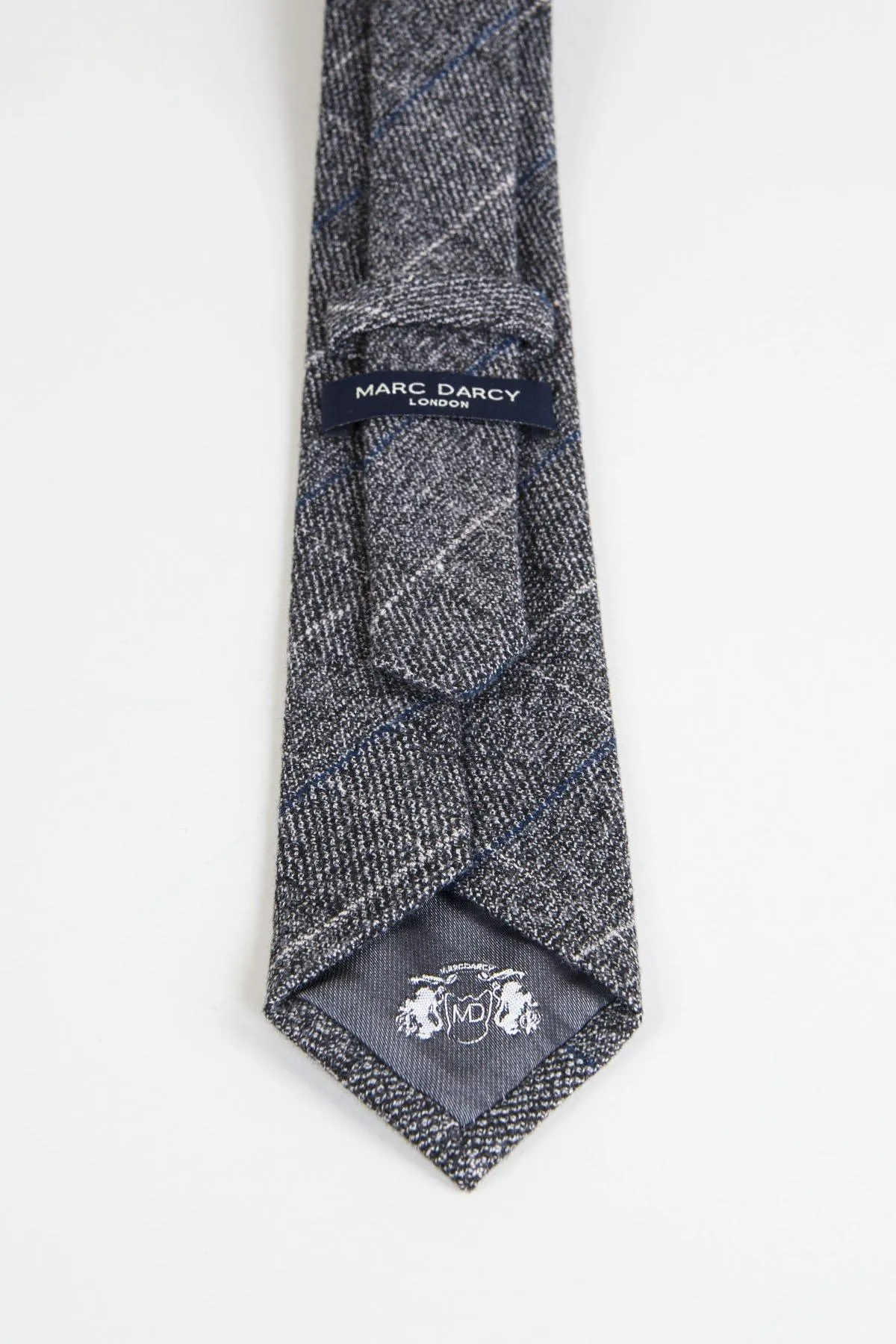 SCOTT - Grey Tweed Check Tie