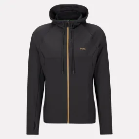 Sicon High-performance Zip-up Hooded Sweatshirt in Active-stretch / Dark Grey