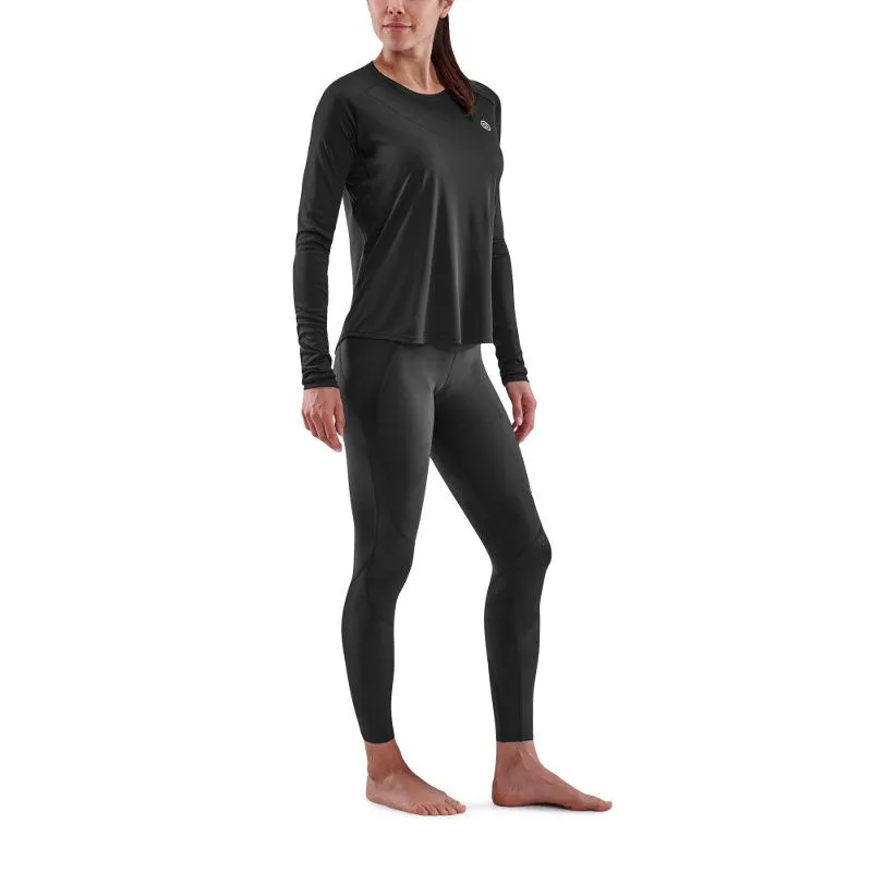 Skins Women's Activewear Long Sleeve Tops 3-Series - Black