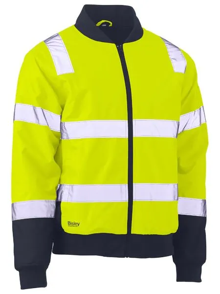 Taped Hi Vis Bomber Jacket With Padded Lining - BJ6730T