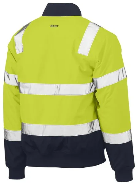 Taped Hi Vis Bomber Jacket With Padded Lining - BJ6730T