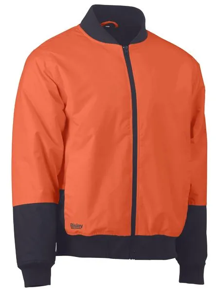 Two Tone Hi Vis Bomber Jacket - BJ6730