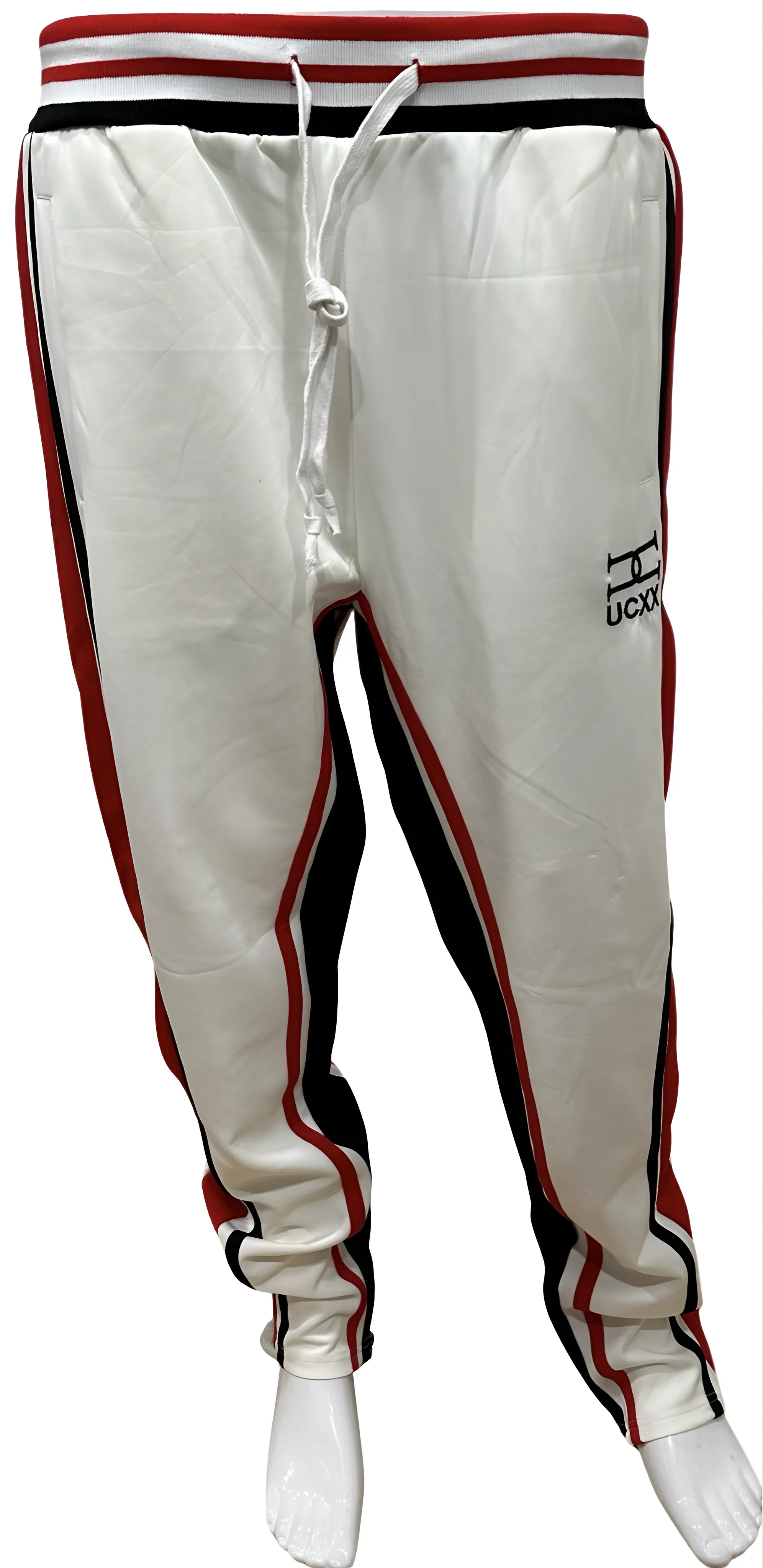 ^UCXX^ (WHITE-MULTI) TRACK PANTS (ACTIVEWEAR)