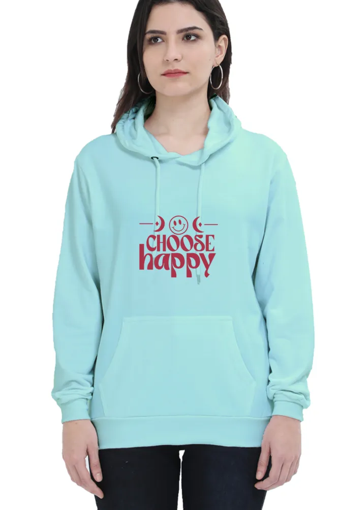 Unisex Hooded Sweatshirt - Choose Happy