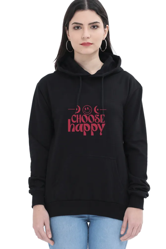 Unisex Hooded Sweatshirt - Choose Happy