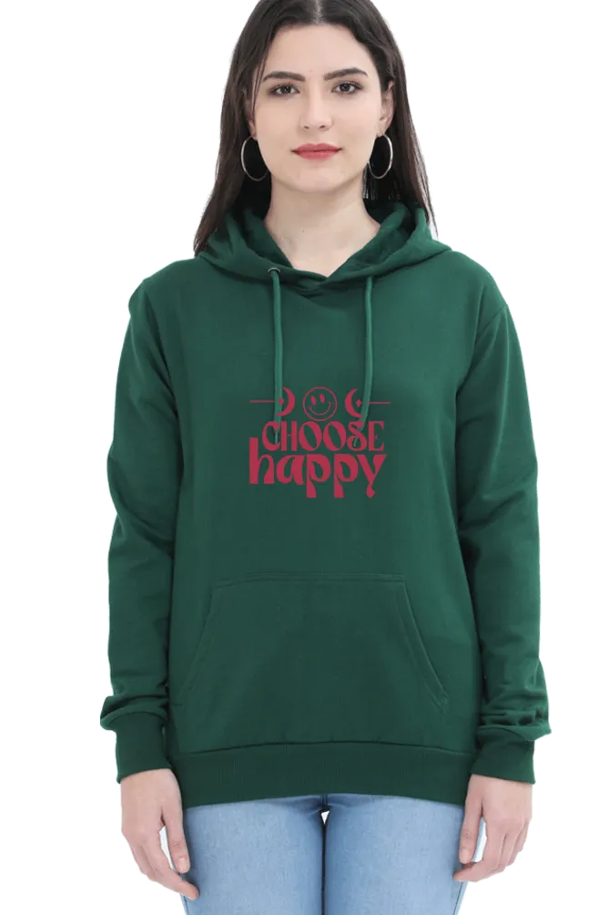 Unisex Hooded Sweatshirt - Choose Happy