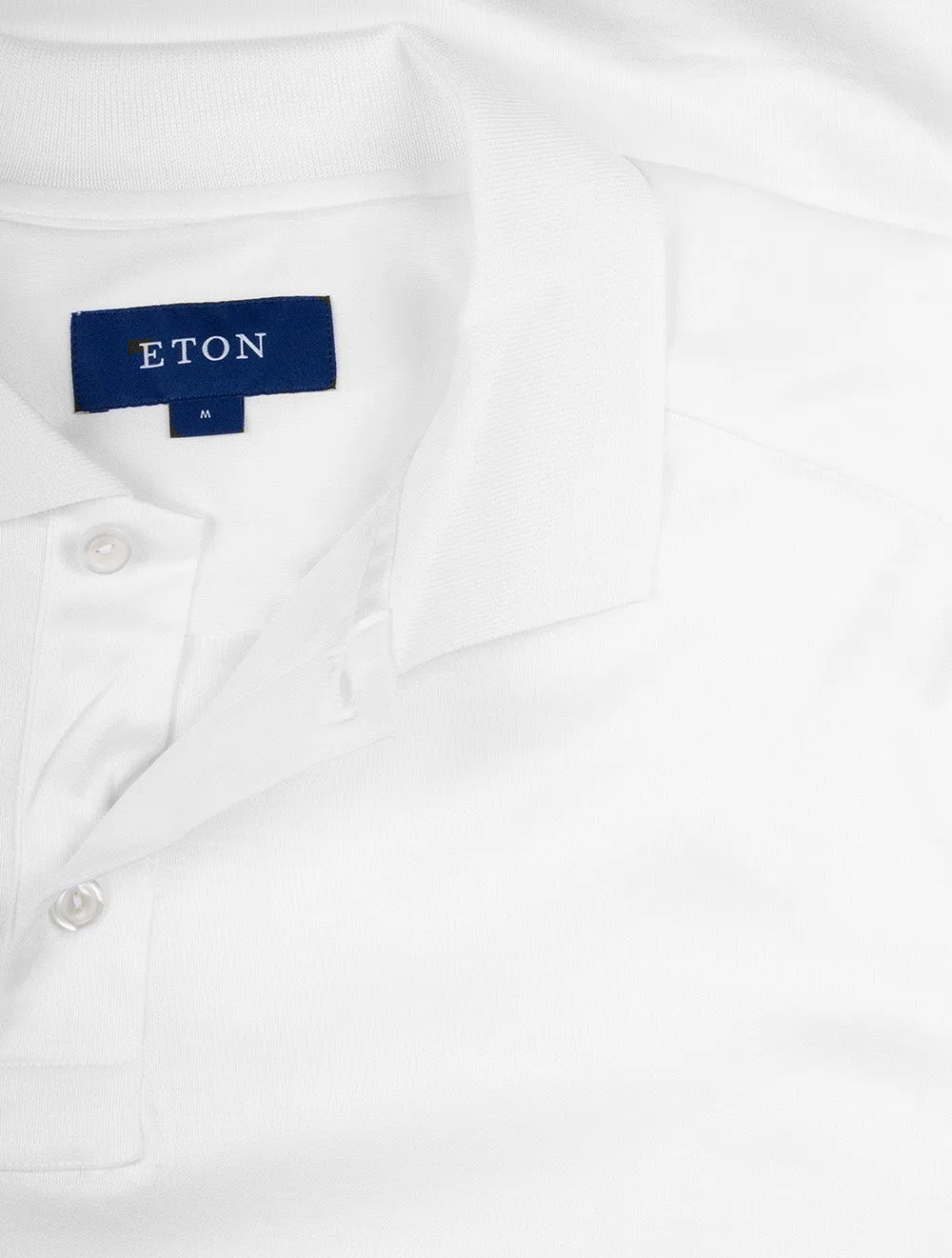 White Short Sleeve 2 Button Polo